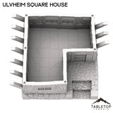 Tabletop Terrain Building Ulvheim Square House - Fantasy Building