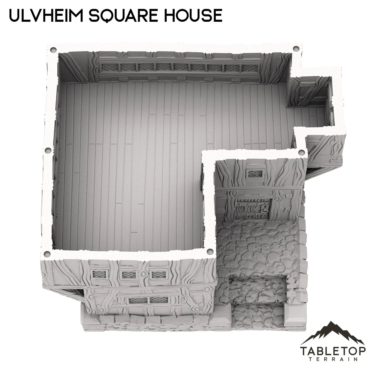 Tabletop Terrain Building Ulvheim Square House - Fantasy Building