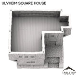 Tabletop Terrain Building Ulvheim Square House - Fantasy Building
