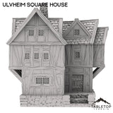 Tabletop Terrain Building Ulvheim Square House - Fantasy Building