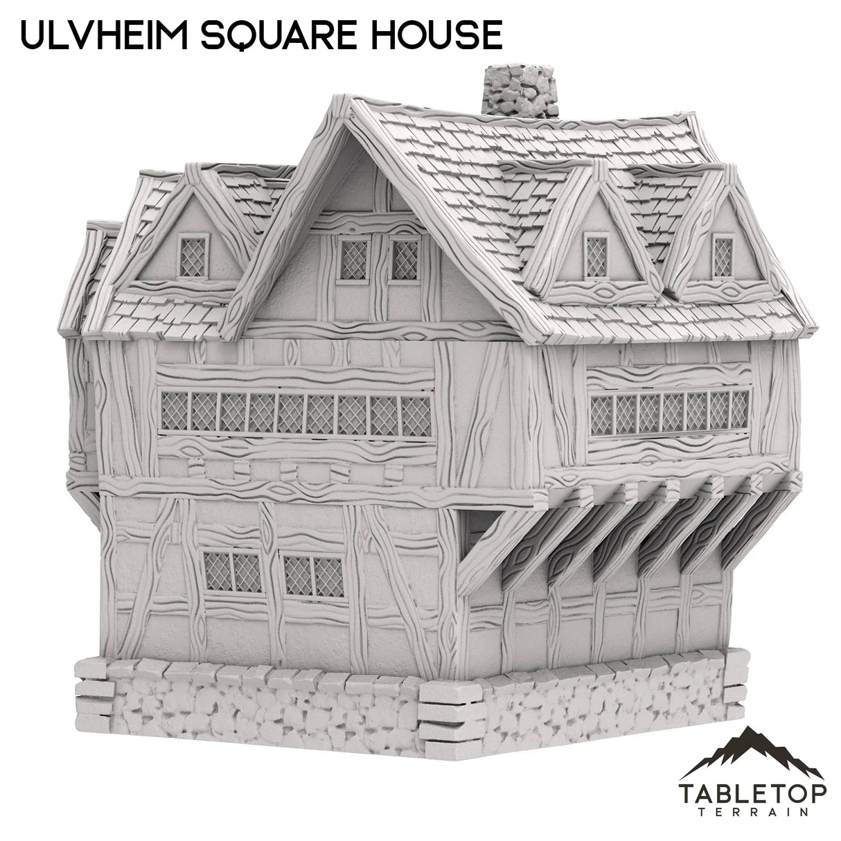 Tabletop Terrain Building Ulvheim Square House - Fantasy Building