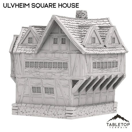 Tabletop Terrain Building Ulvheim Square House - Fantasy Building