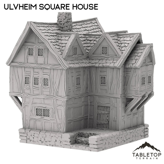 Tabletop Terrain Building Ulvheim Square House - Fantasy Building