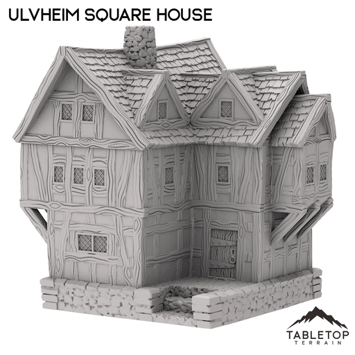 Tabletop Terrain Building Ulvheim Square House - Fantasy Building 2