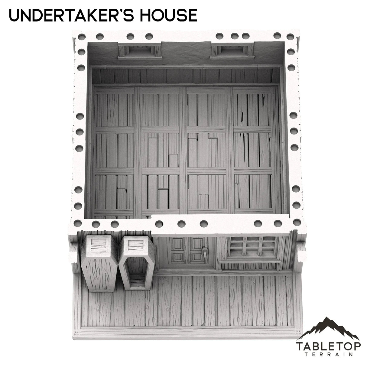 Tabletop Terrain Building Undertaker's House - Old Wild Western Rush
