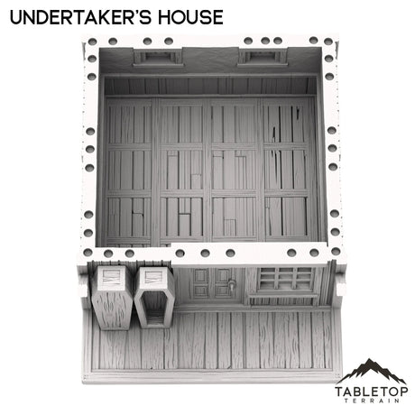 Tabletop Terrain Building Undertaker's House - Old Wild Western Rush