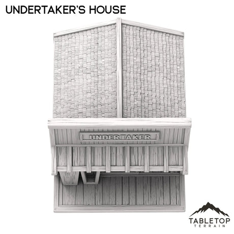 Tabletop Terrain Building Undertaker's House - Old Wild Western Rush