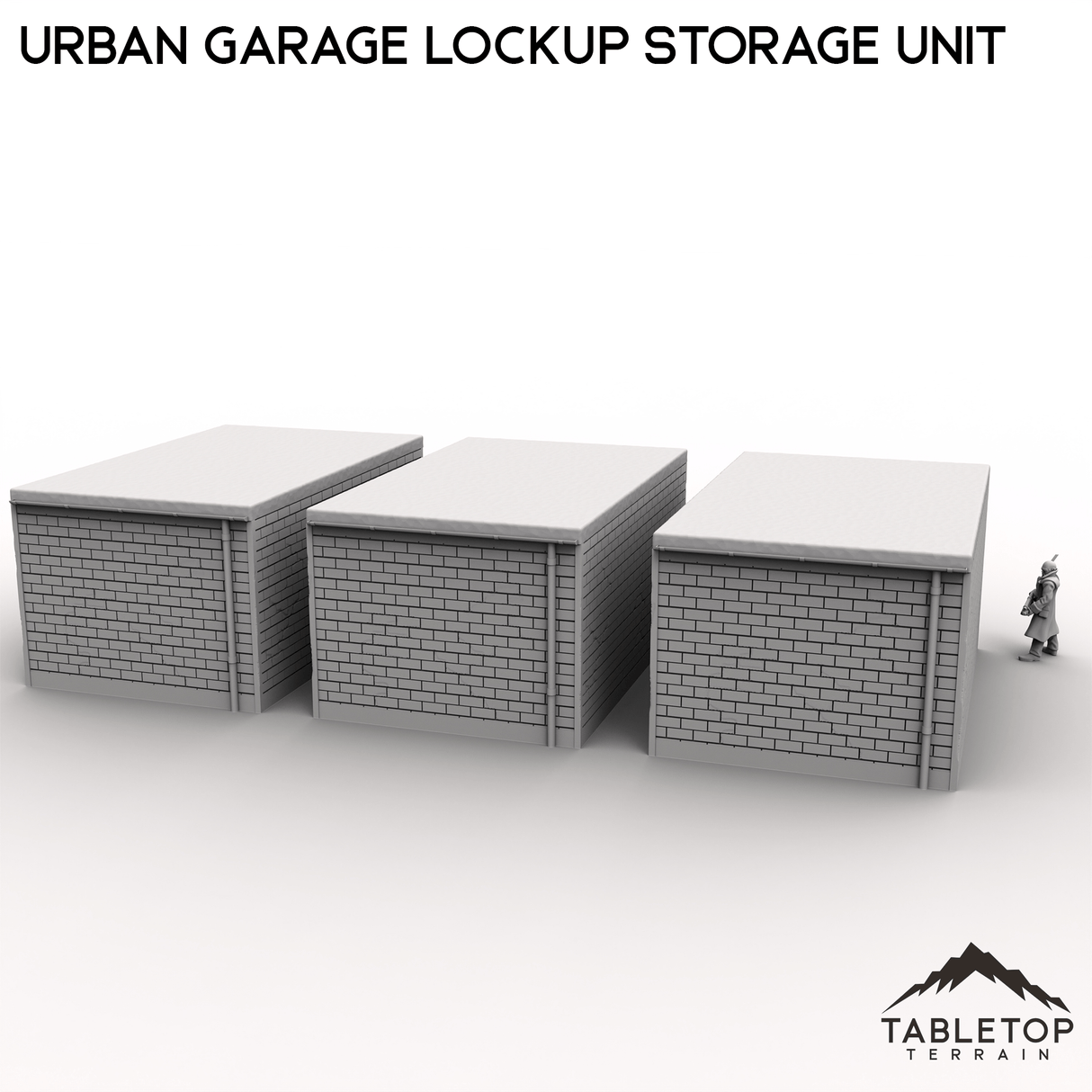 Tabletop Terrain Building Urban Garage Lockup Storage Unit