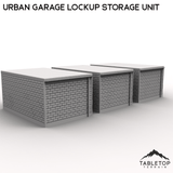 Tabletop Terrain Building Urban Garage Lockup Storage Unit