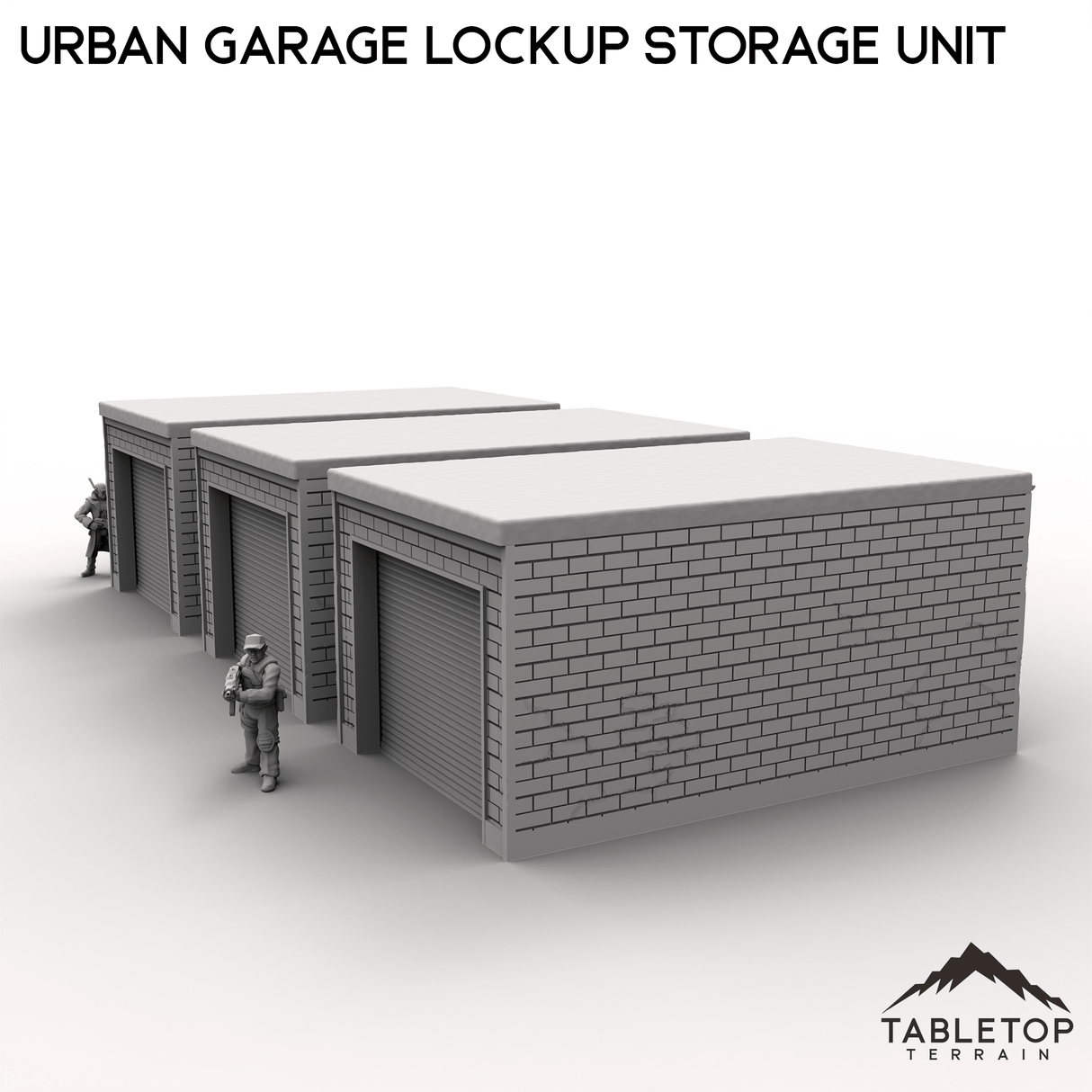 Tabletop Terrain Building Urban Garage Lockup Storage Unit