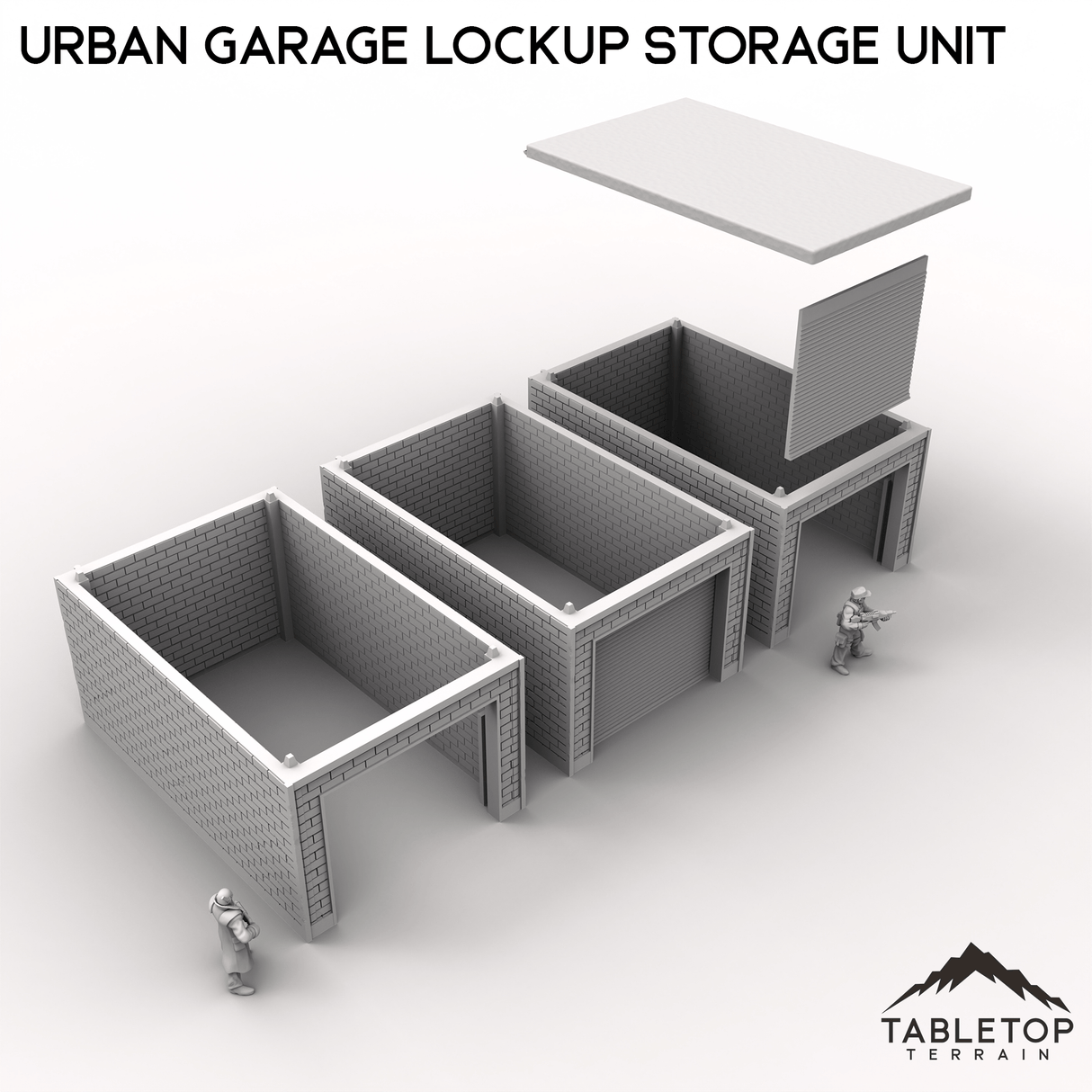 Tabletop Terrain Building Urban Garage Lockup Storage Unit