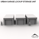 Tabletop Terrain Building Urban Garage Lockup Storage Unit