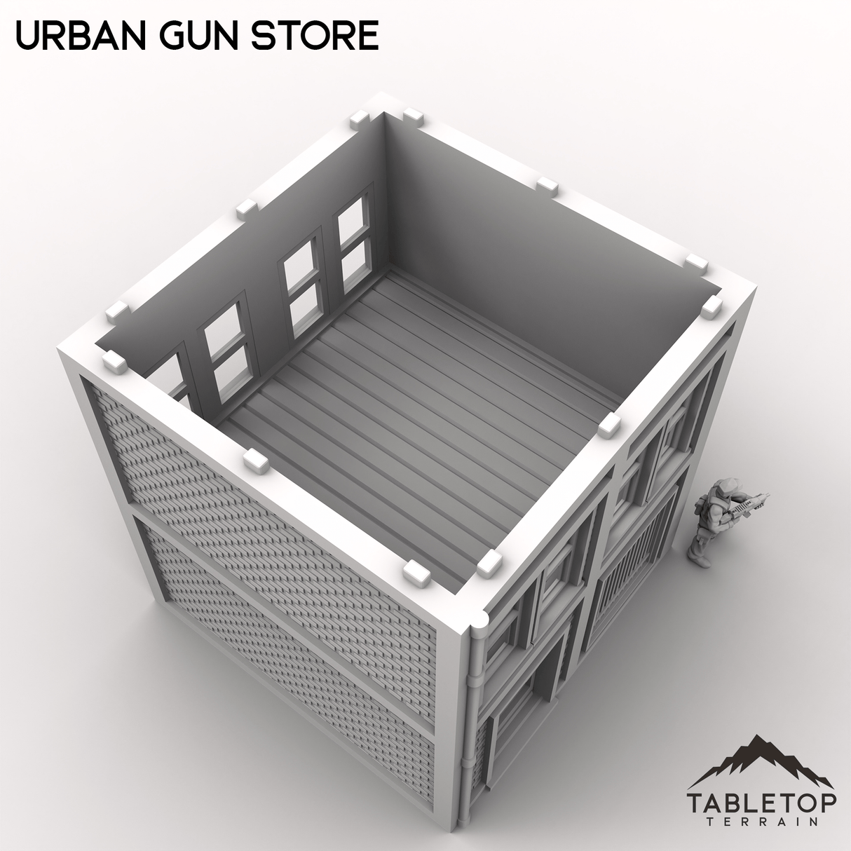 Tabletop Terrain Building Urban Gun Store
