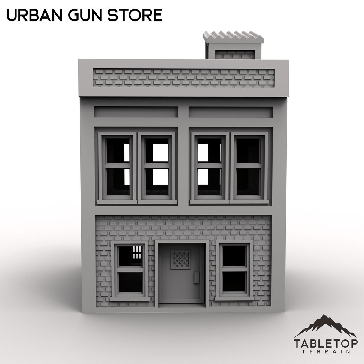 Tabletop Terrain Building Urban Gun Store