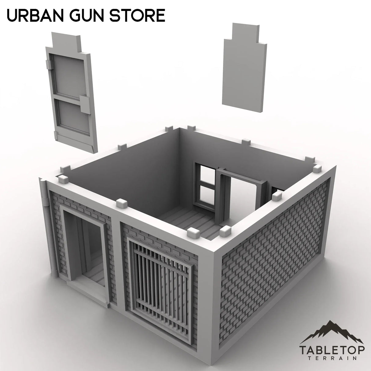 Tabletop Terrain Building Urban Gun Store
