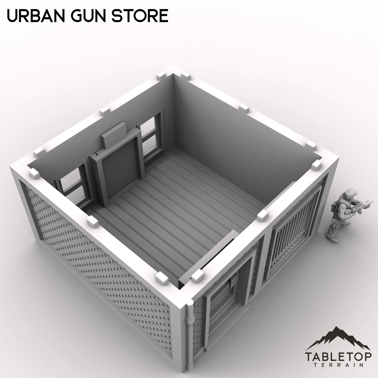 Tabletop Terrain Building Urban Gun Store
