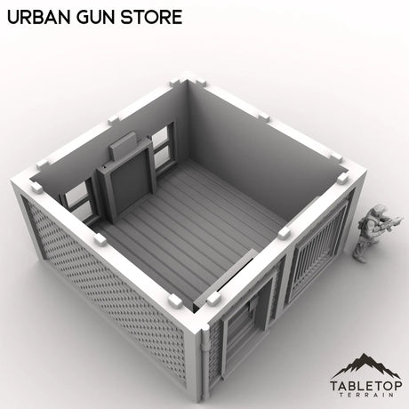Tabletop Terrain Building Urban Gun Store