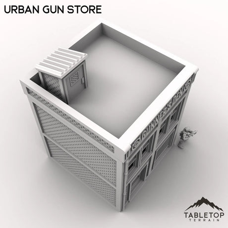 Tabletop Terrain Building Urban Gun Store