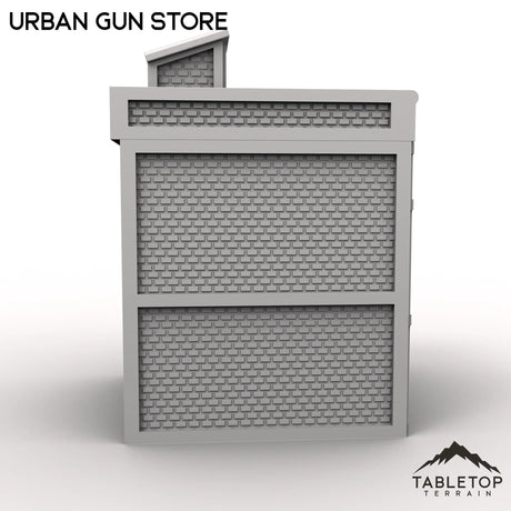 Tabletop Terrain Building Urban Gun Store