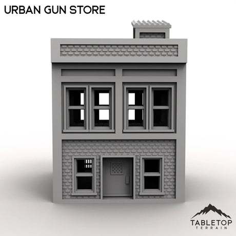 Tabletop Terrain Building Urban Gun Store