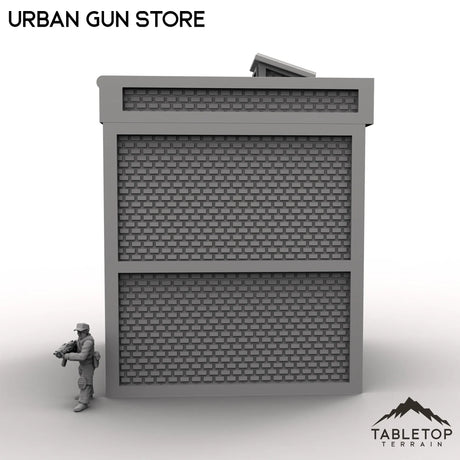 Tabletop Terrain Building Urban Gun Store