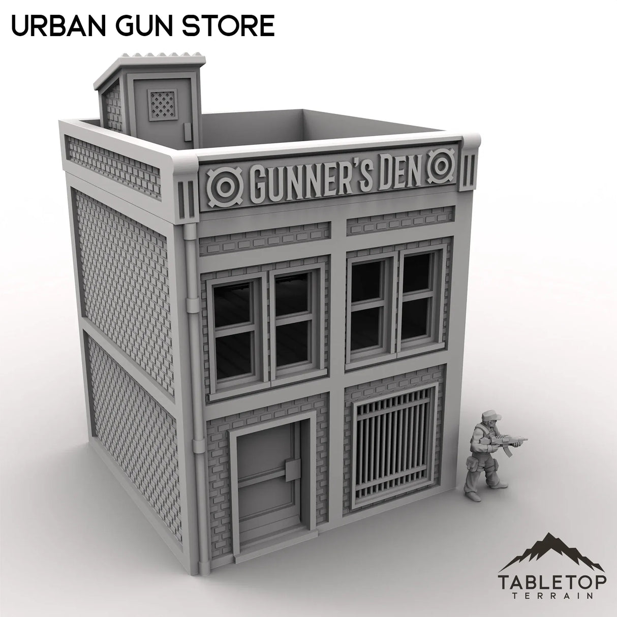 Tabletop Terrain Building Urban Gun Store