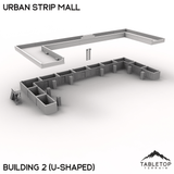 Tabletop Terrain Building Urban Strip Mall - MCP Building