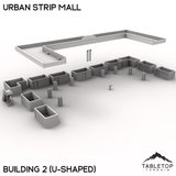 Tabletop Terrain Building Urban Strip Mall - MCP Building