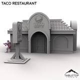 Tabletop Terrain Building Urban Taco Restaurant