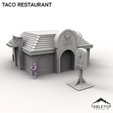 Tabletop Terrain Building Urban Taco Restaurant