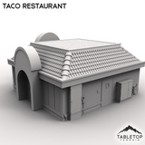 Tabletop Terrain Building Urban Taco Restaurant