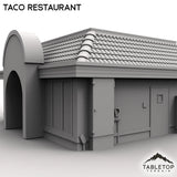 Tabletop Terrain Building Urban Taco Restaurant