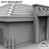 Tabletop Terrain Building Urban Taco Restaurant