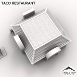 Tabletop Terrain Building Urban Taco Restaurant