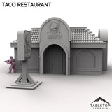 Tabletop Terrain Building Urban Taco Restaurant