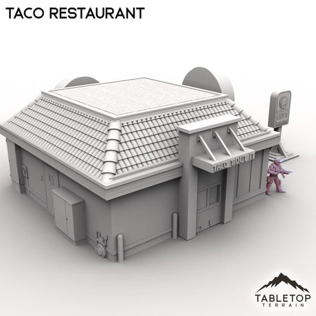 Tabletop Terrain Building Urban Taco Restaurant