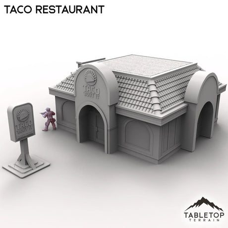 Tabletop Terrain Building Urban Taco Restaurant