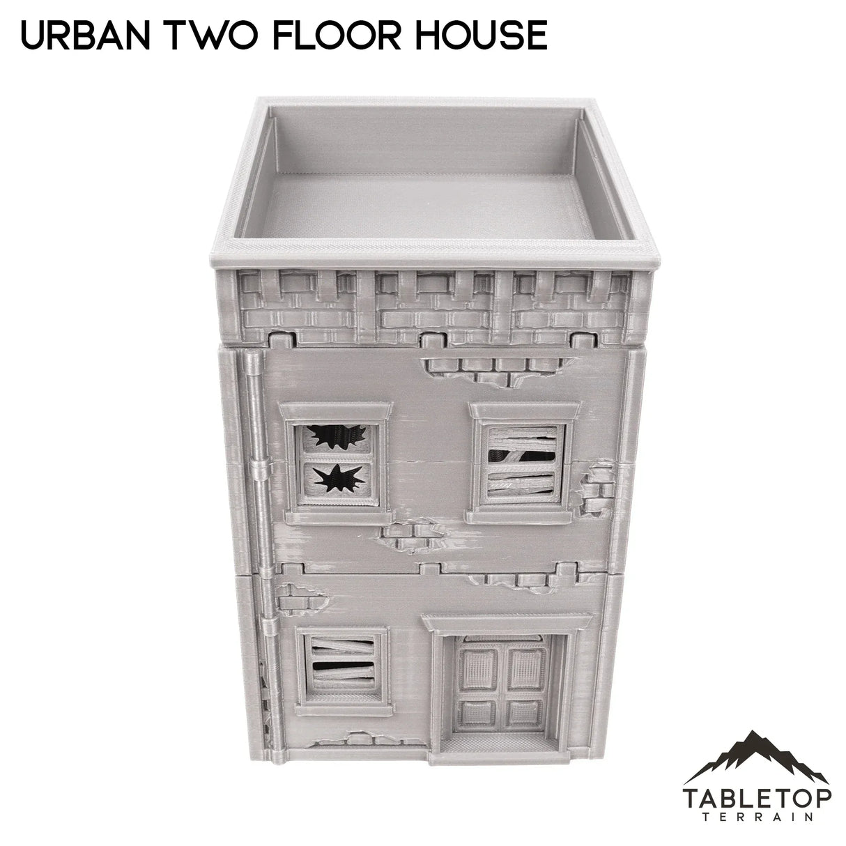 Tabletop Terrain Building Urban Two Floor Building - Marvel Crisis Protocol Building