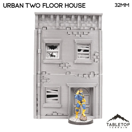 Tabletop Terrain Building Urban Two Floor Building - Marvel Crisis Protocol Building
