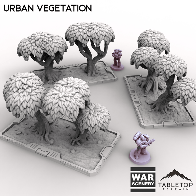 Tabletop Terrain Building Urban Vegetation