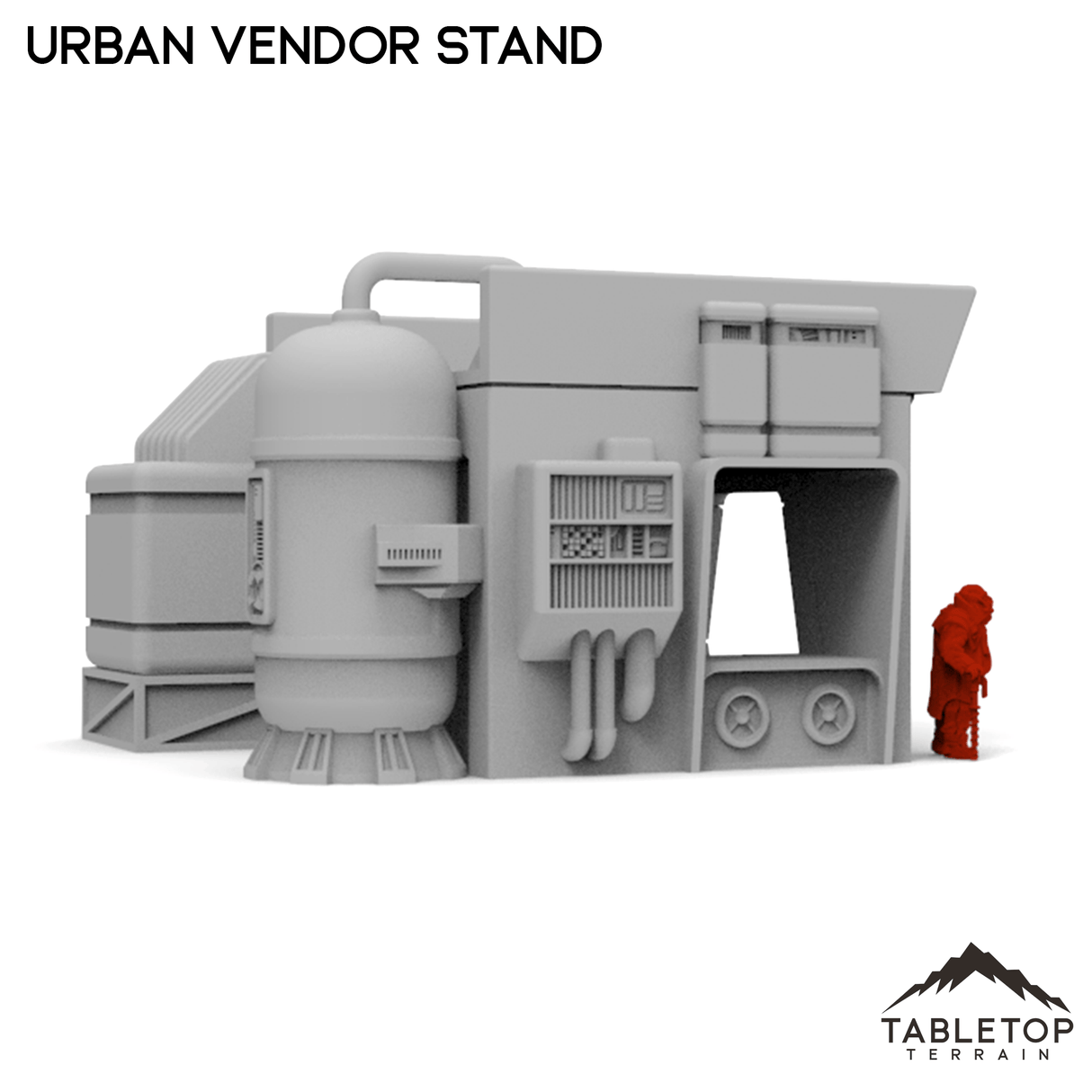 Tabletop Terrain Building Urban Vendor Stand