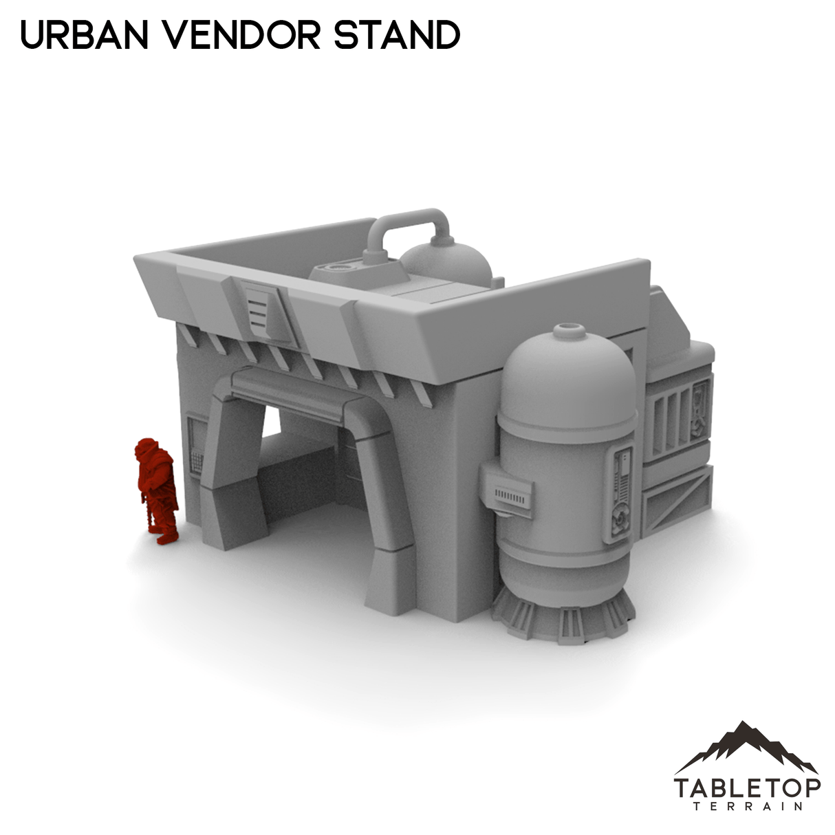 Tabletop Terrain Building Urban Vendor Stand