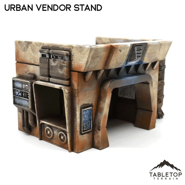 Tabletop Terrain Building Urban Vendor Stand