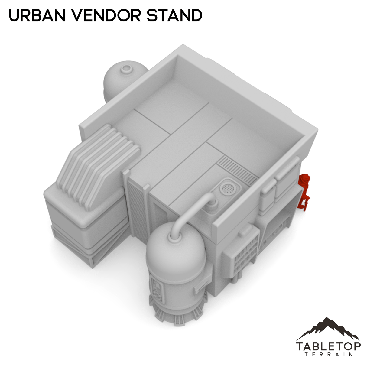 Tabletop Terrain Building Urban Vendor Stand