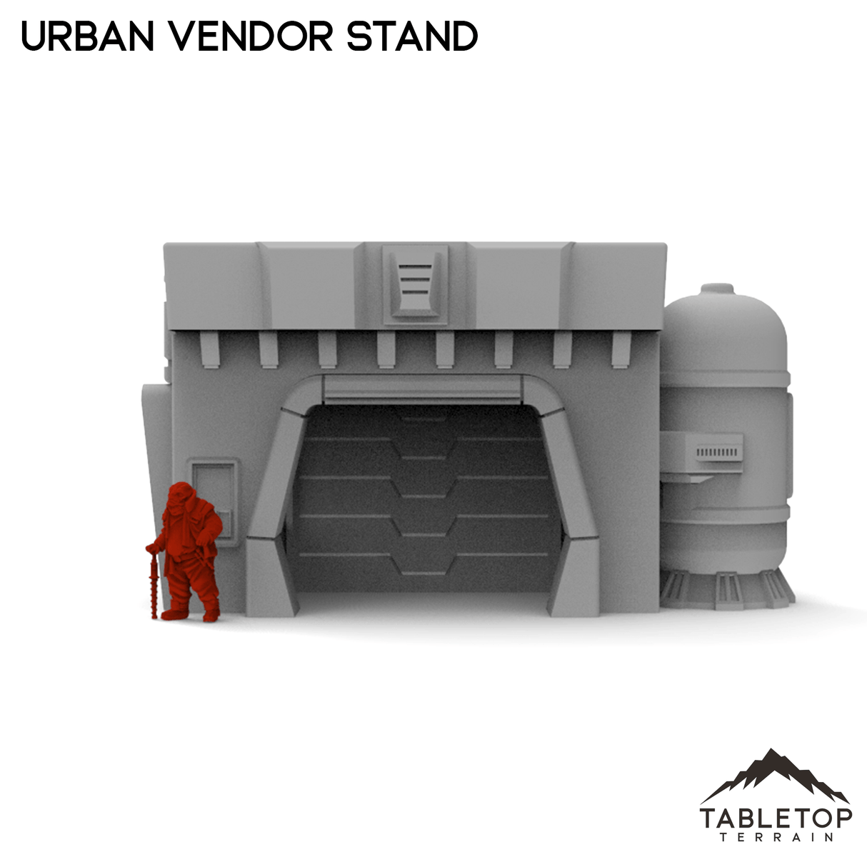 Tabletop Terrain Building Urban Vendor Stand