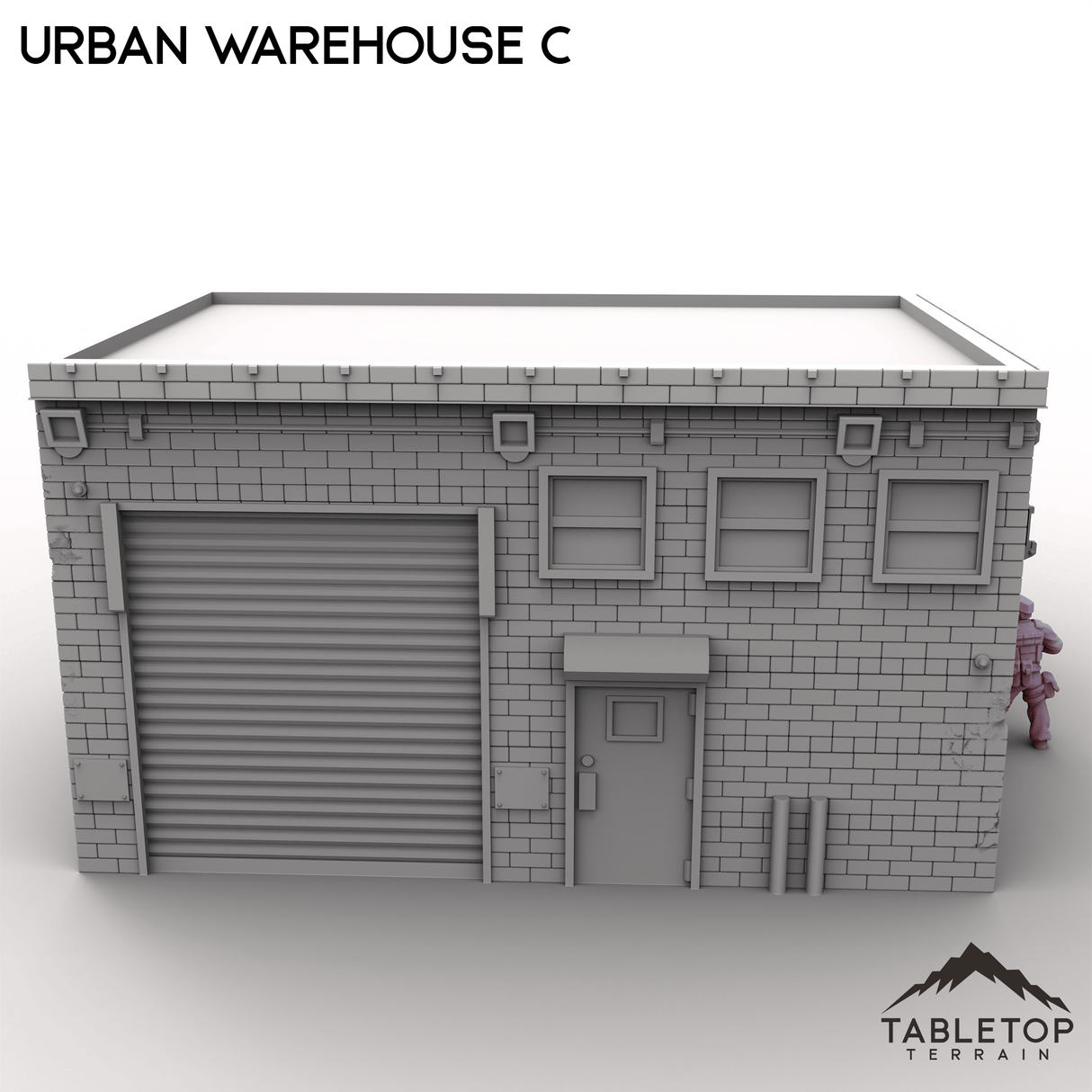 Tabletop Terrain Building Urban Warehouse C