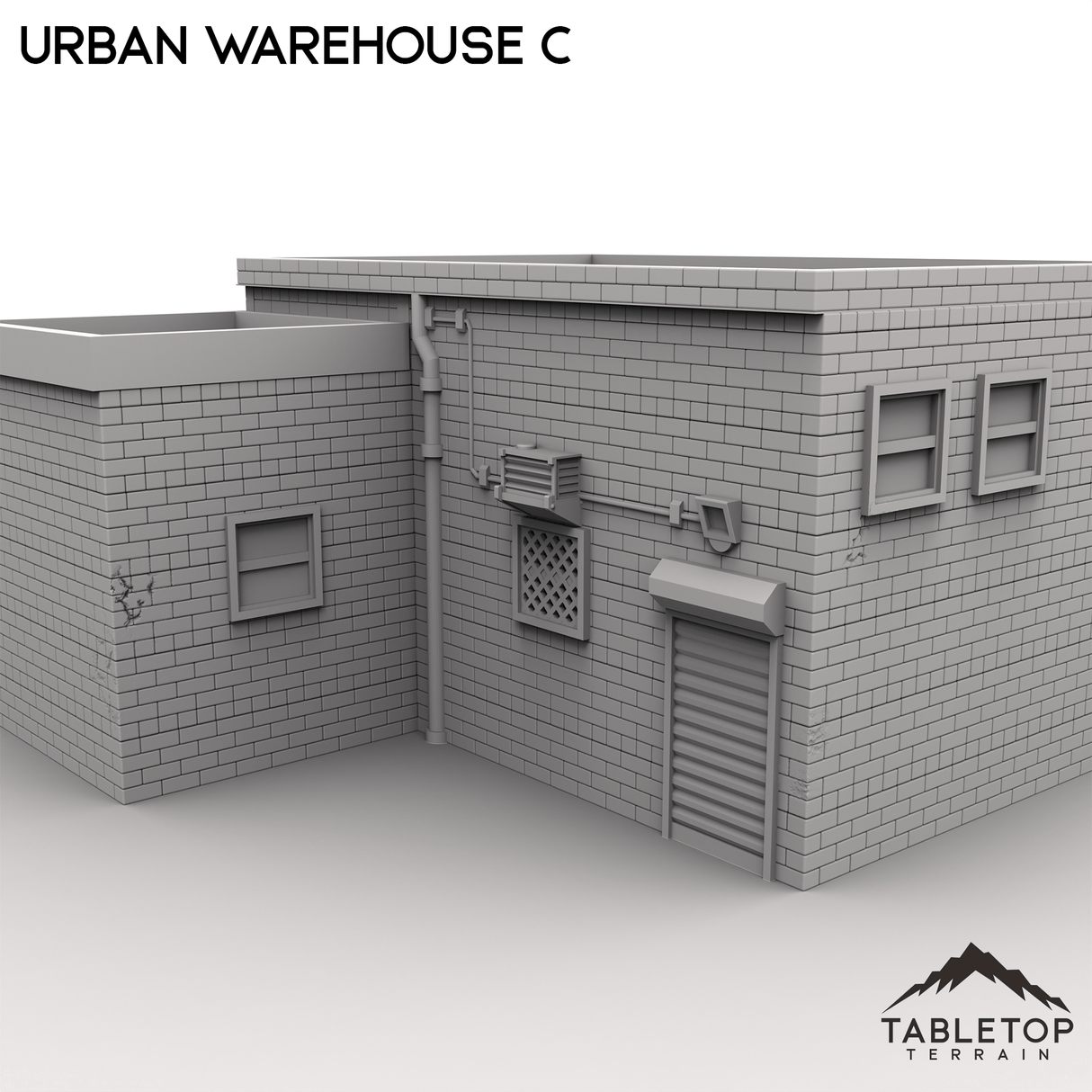 Tabletop Terrain Building Urban Warehouse C