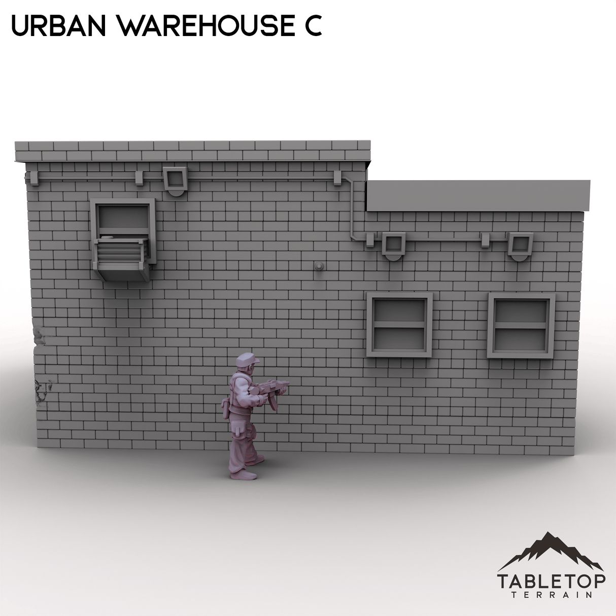 Tabletop Terrain Building Urban Warehouse C