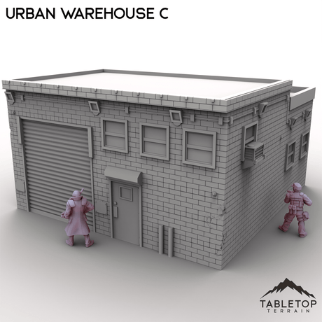 Tabletop Terrain Building Urban Warehouse C