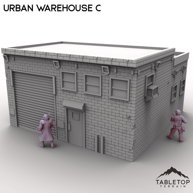 Tabletop Terrain Building Urban Warehouse C